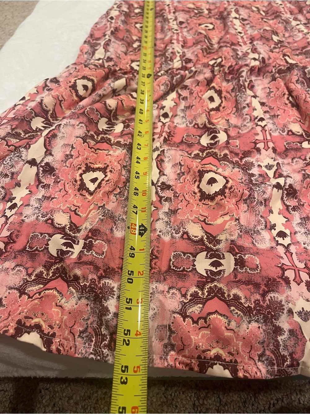 NWT Fashion Mia Pink Paisley Bohemian Maxi Dress Medium - Picture 6 of 8